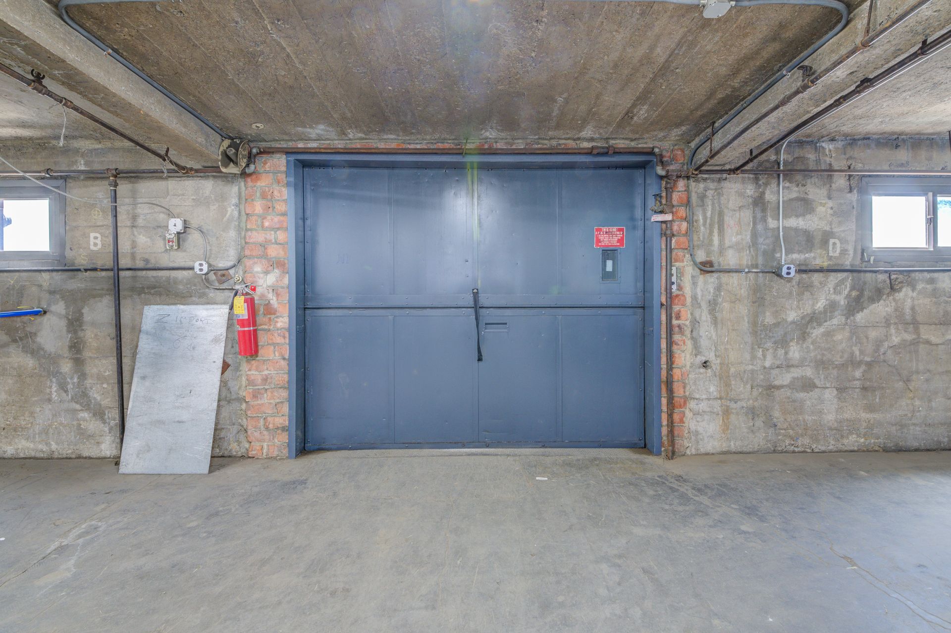 Large open warehouse space