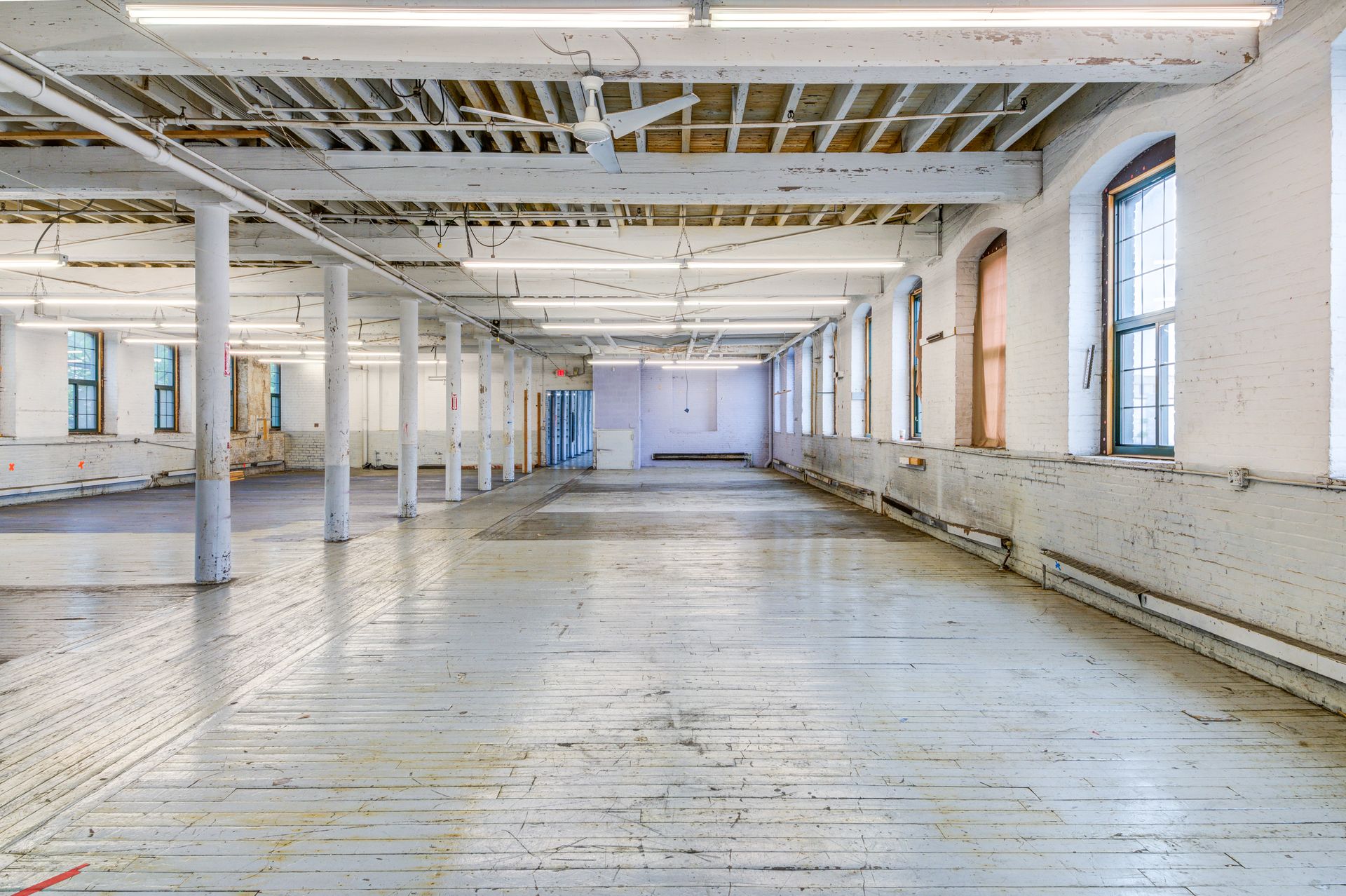 Large open warehouse space