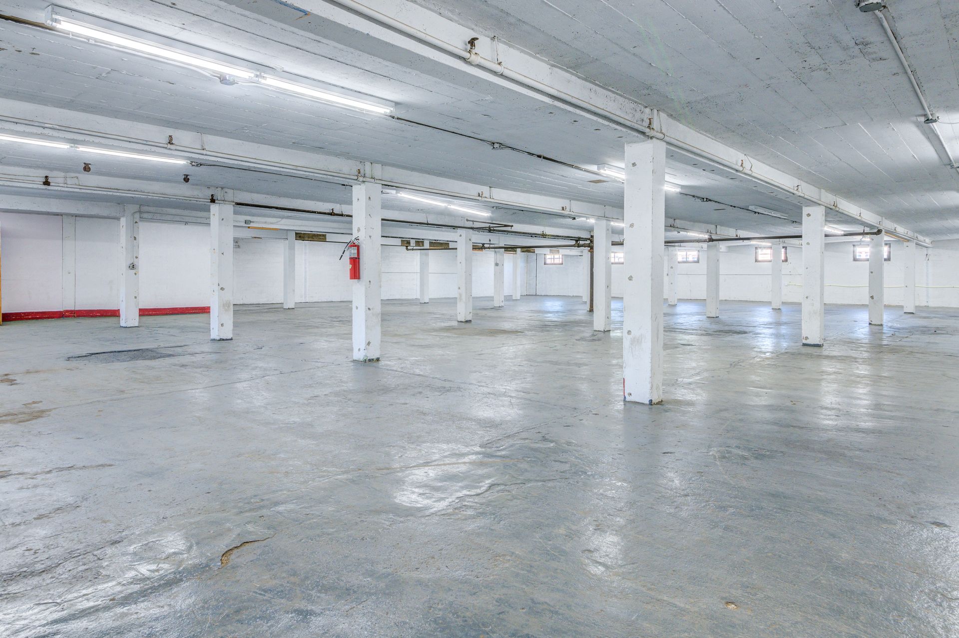 Large open warehouse space