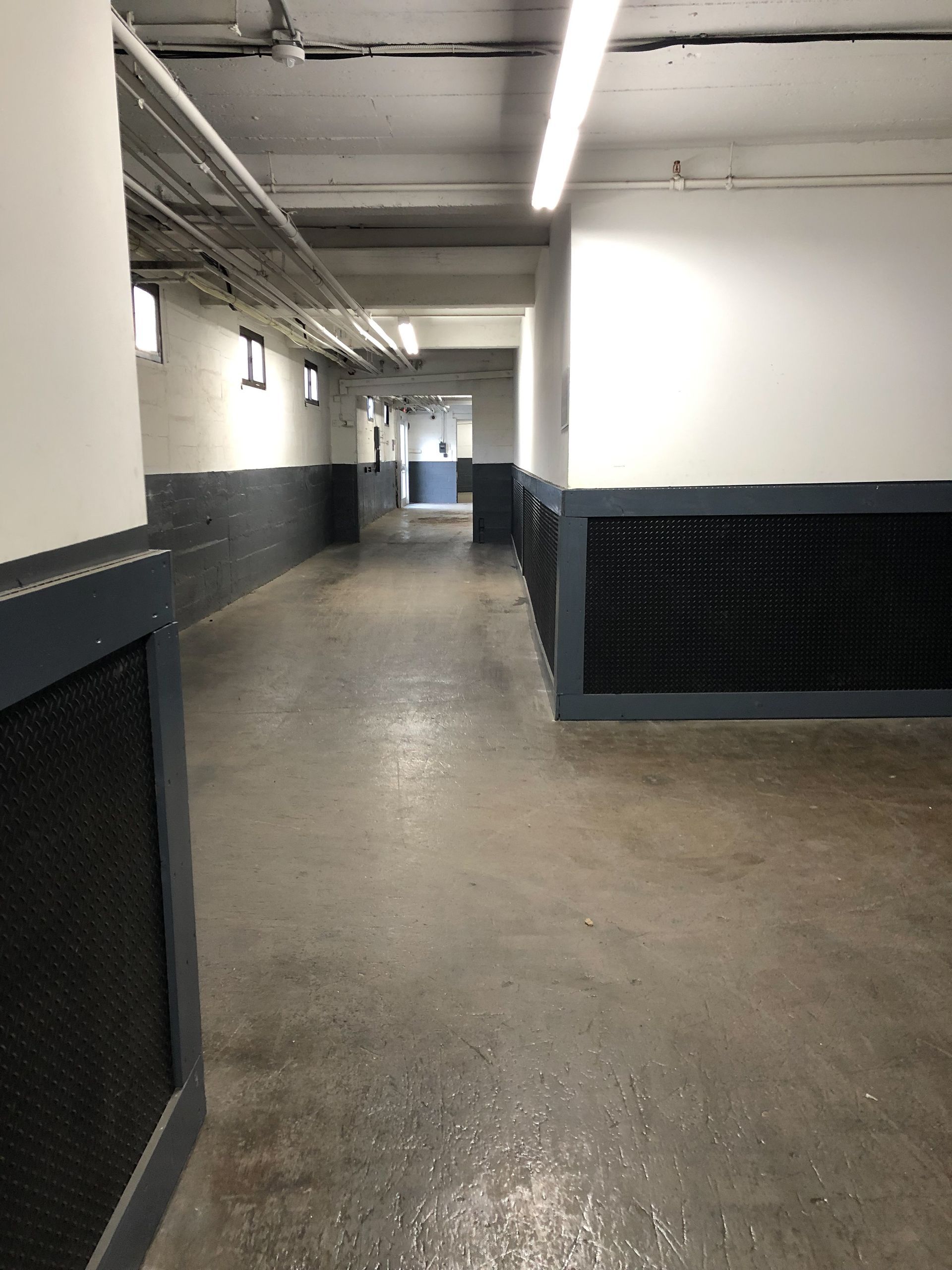 Large open warehouse space