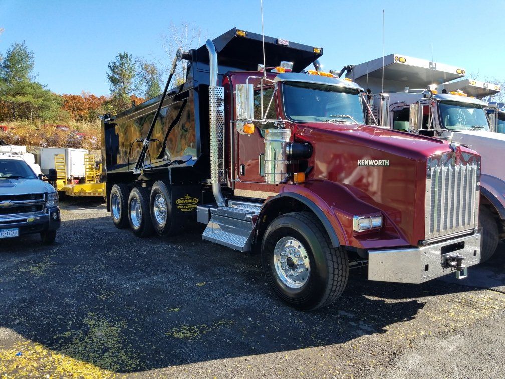 Roads — Red Truck in Pearl River, NY