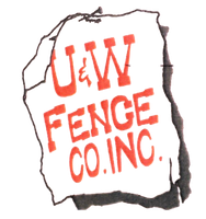 U & W Fence Inc. logo