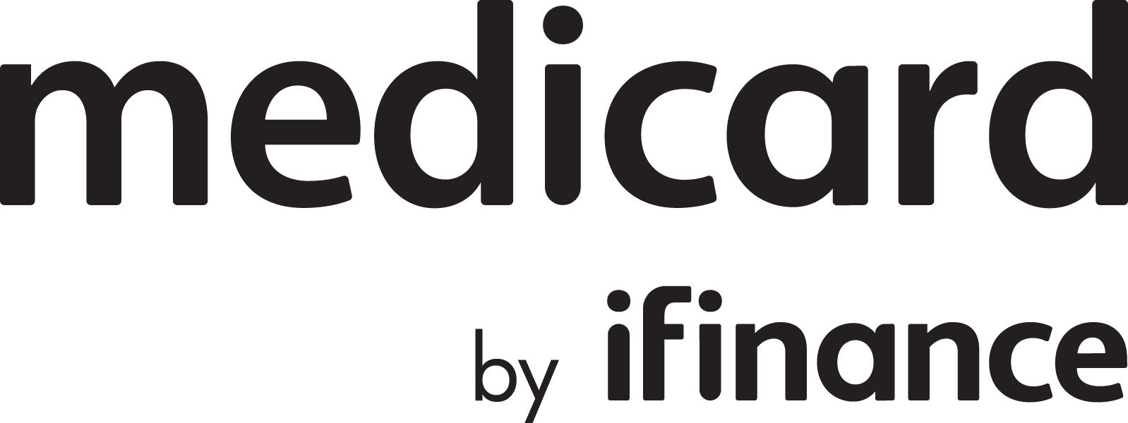 A black and white logo for medicare by ifinance.