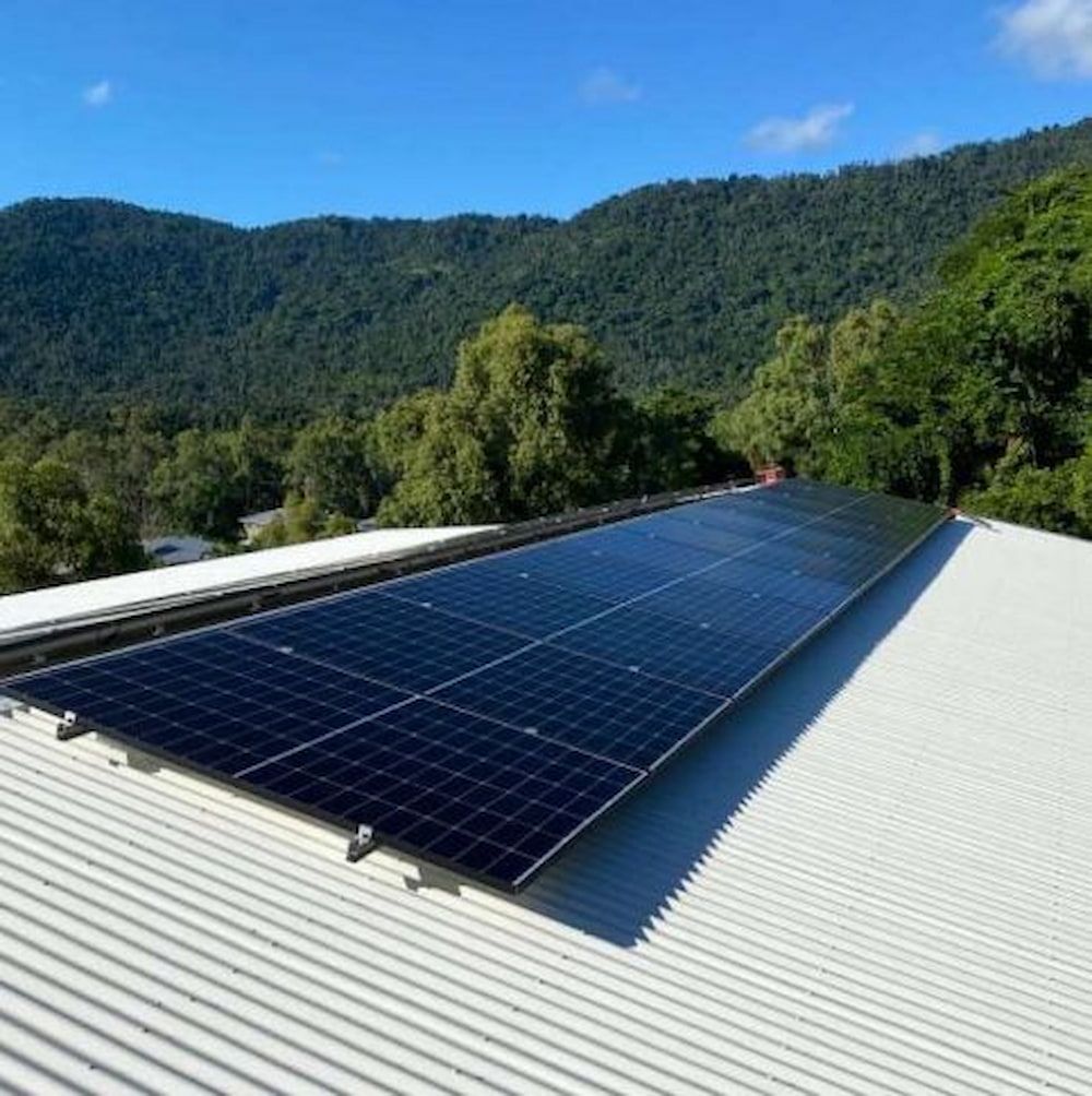 A Roof With A Lot Of Solar Panels On It — Solar Power Whitsunday In Proserpine, QLD