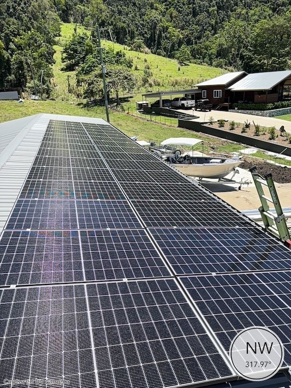 Solar Panels On Top Of A Roof — Solar Power Whitsunday In Whitsundays, QLD