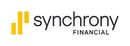 Synchrony Financial logo: yellow bars graphic with the word 