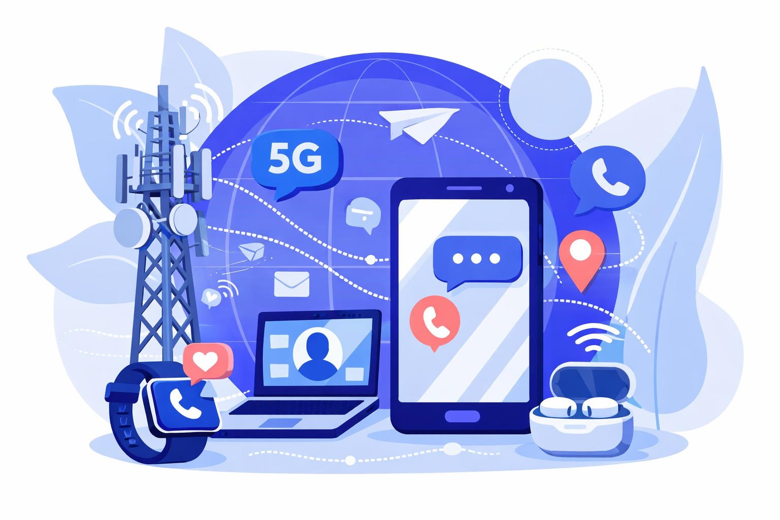 Una famiglia è in piedi davanti a una casa sotto un ombrello.