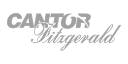 Cantor Fitzgerald logo in gray text on a white background