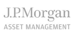 J.P. Morgan Asset Management logo in gray text on a white background