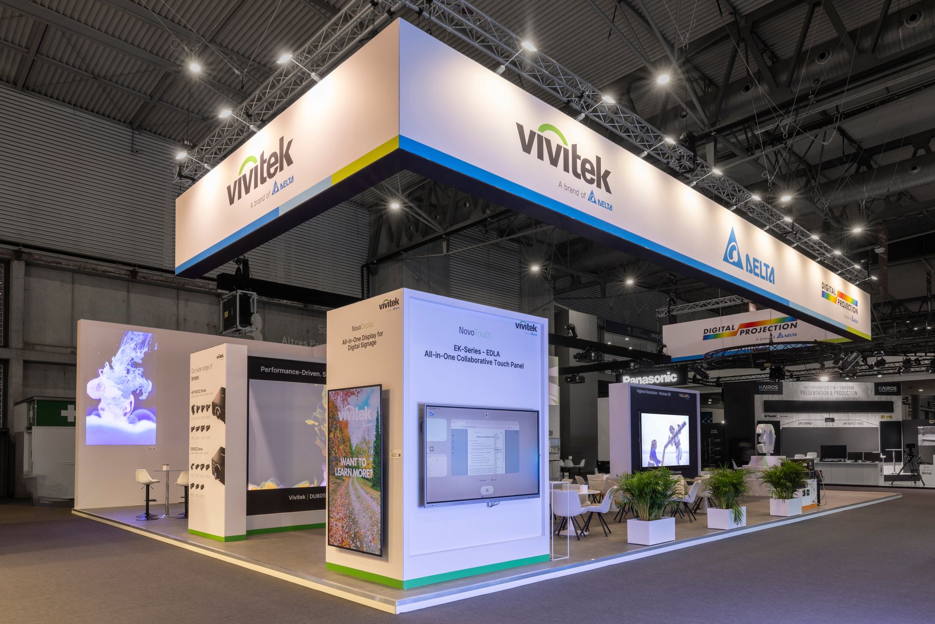 Custom exhibition stand built by Avami at ISE Barcelona 2026