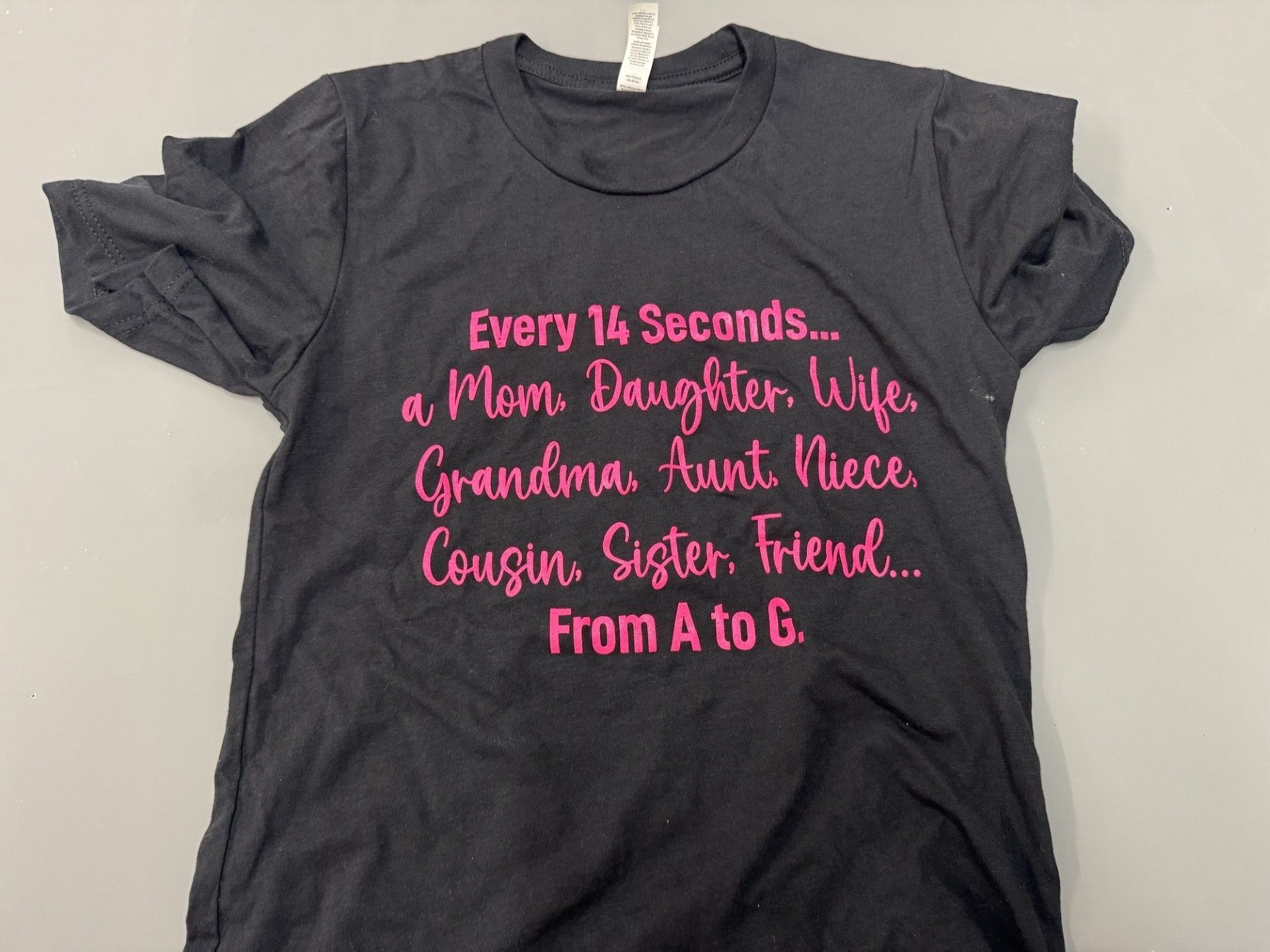 814 Epoxy cancer awareness charity shirt Erie PA epoxy flooring company