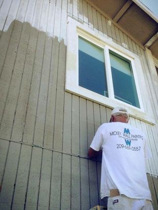 Painting services being completed in Modesto, CA