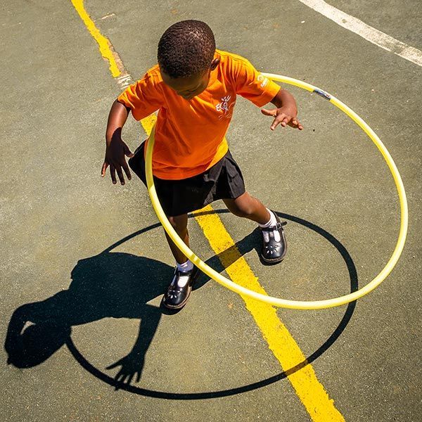 Kid playing