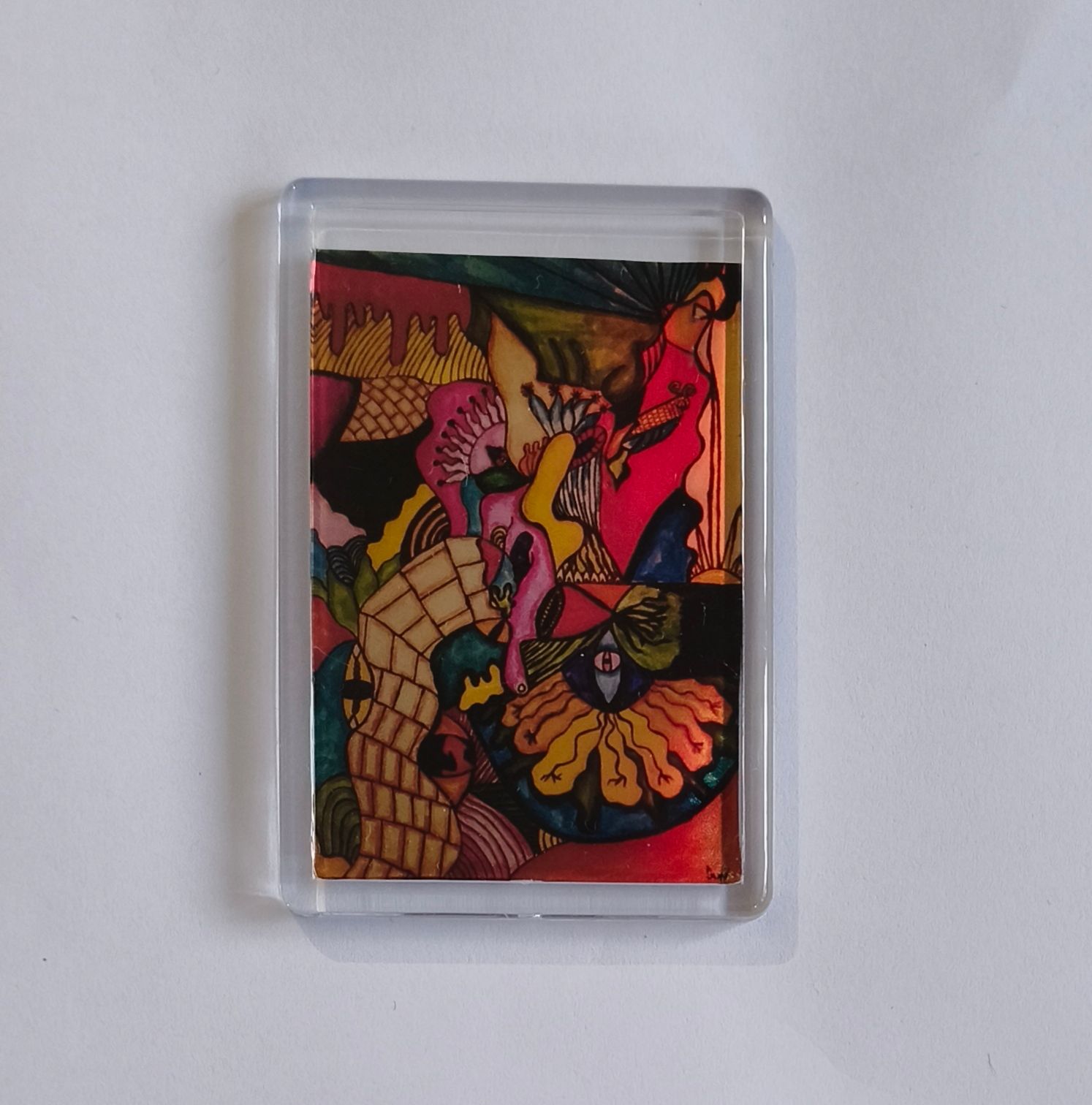 pink brick road magneet