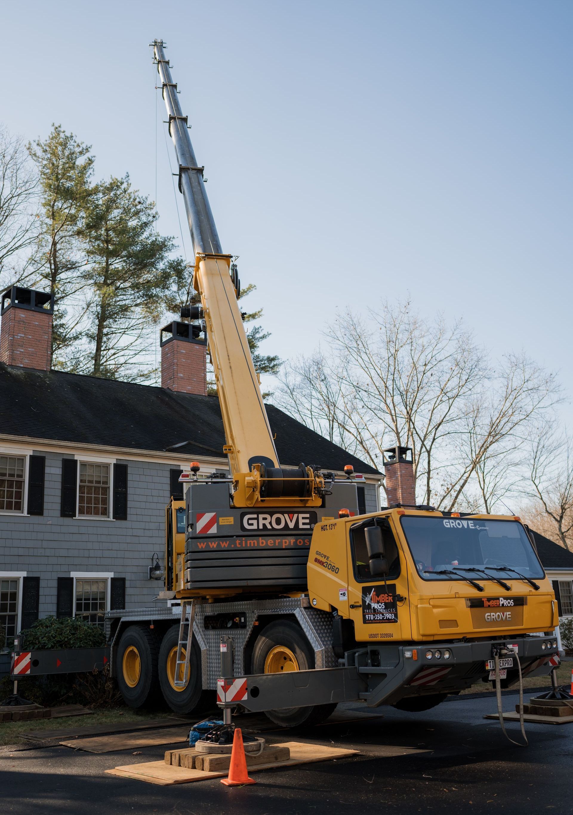 tree services - crane services - tree removal near me