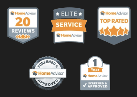 HomeAdvisor Top Rated Badge