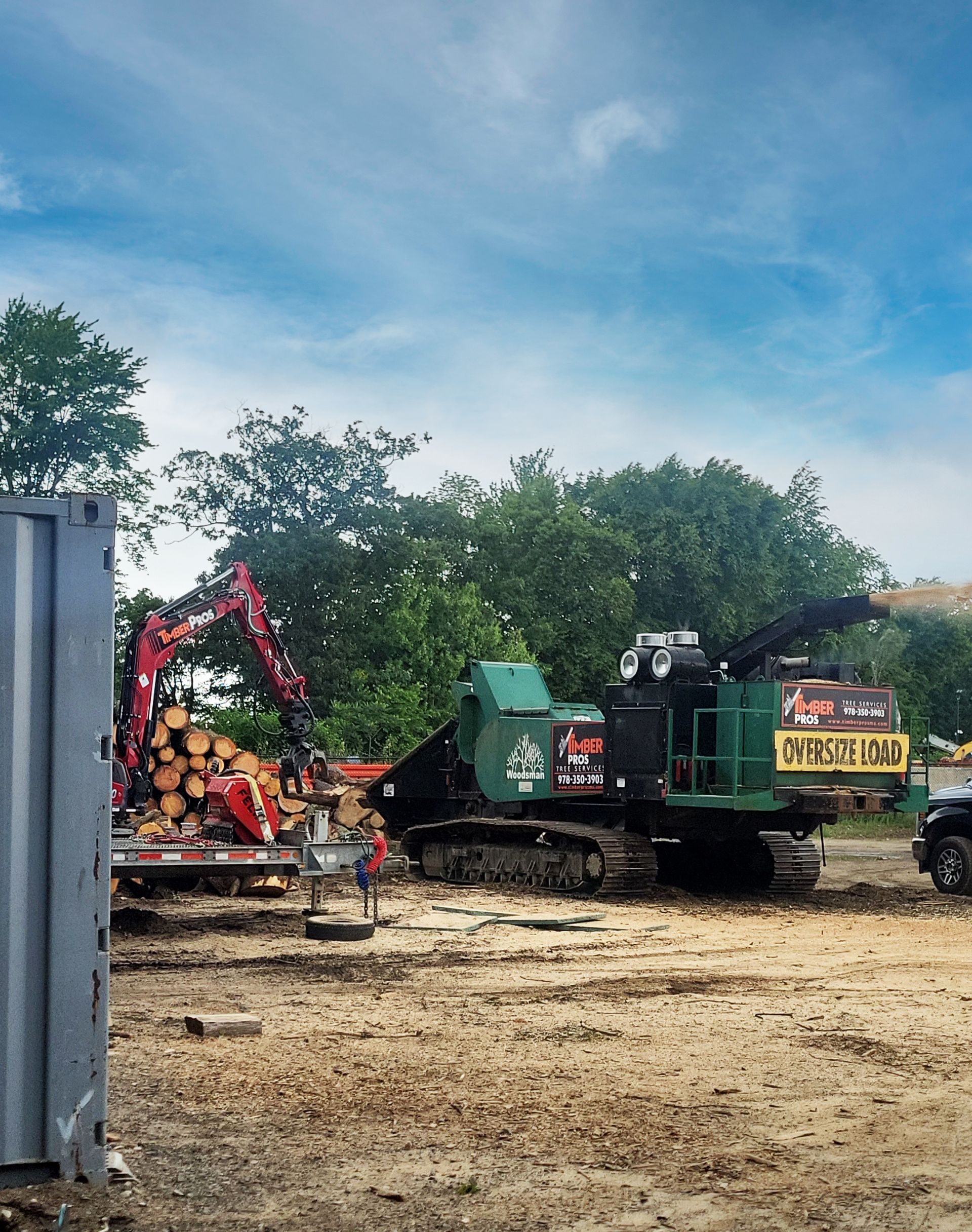 tree removal - tree pruning - crane services - lot clearing - hazardous tree removal  - timber pros - near me - Central MA