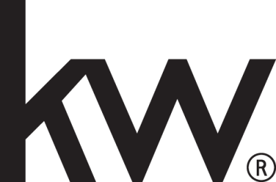 A black and white logo for a real estate company