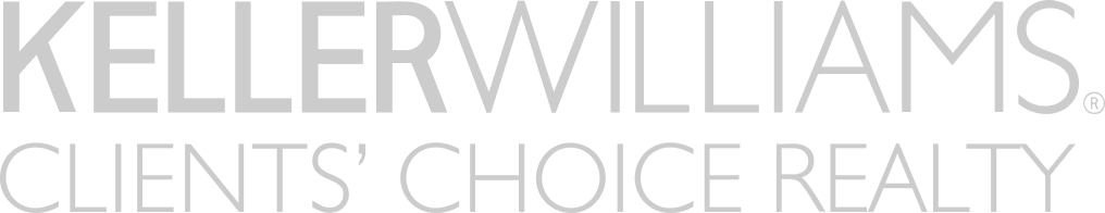 Keller williams clients choice realty logo on a white background