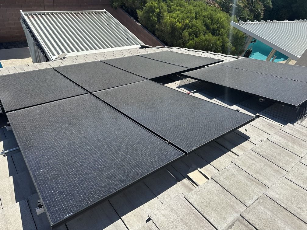 las vegas rinse your solar with water before clean