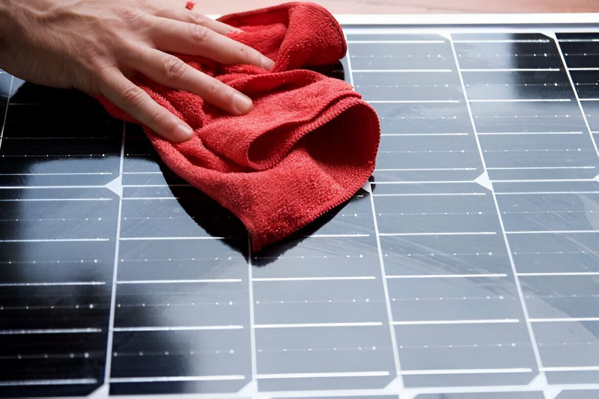wipe your solar panel system