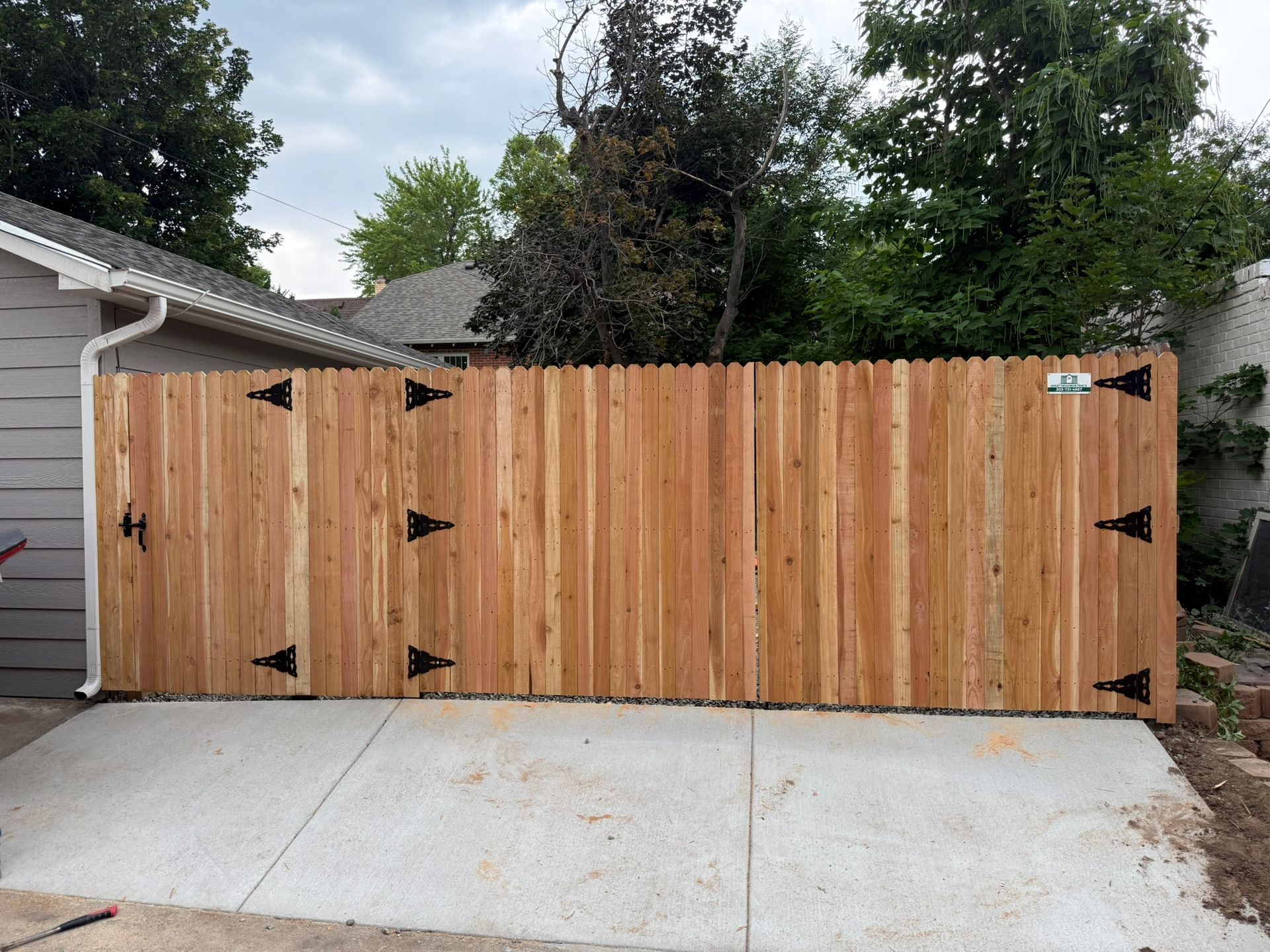 single gate with double gate