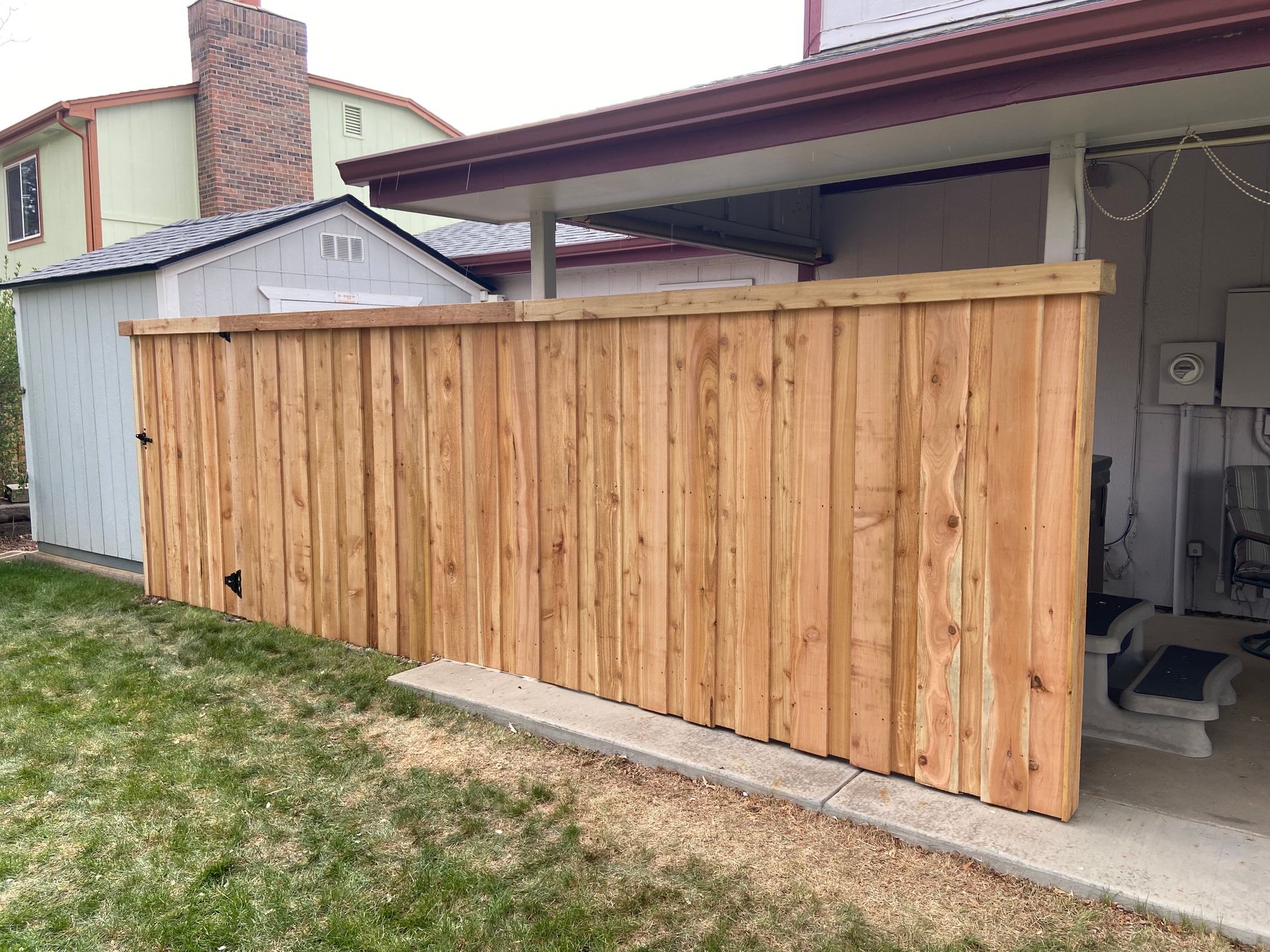 Quality Cedar Privacy Fence in Greenwood VIllage, CO