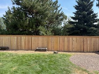 beautiful privacy fence with top rail and kickboard