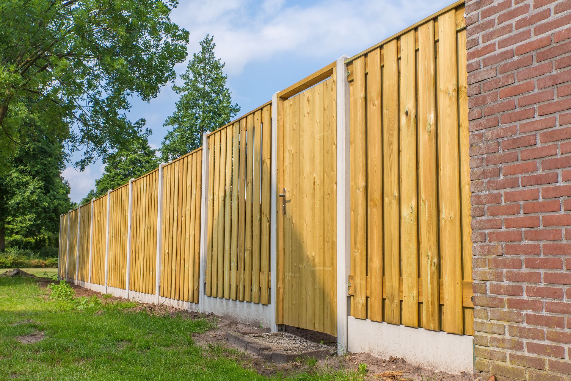 Amazing cedar privacy fence in Englewood, CO