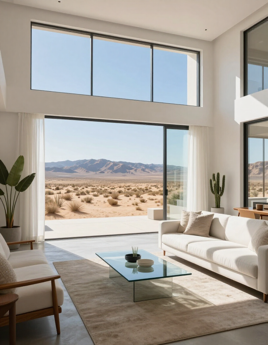 Sunlit Needles, CA home interior