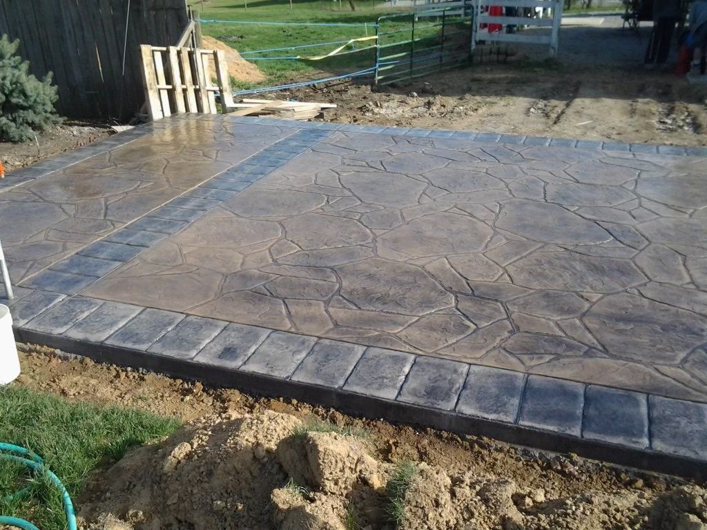 stamped concrete