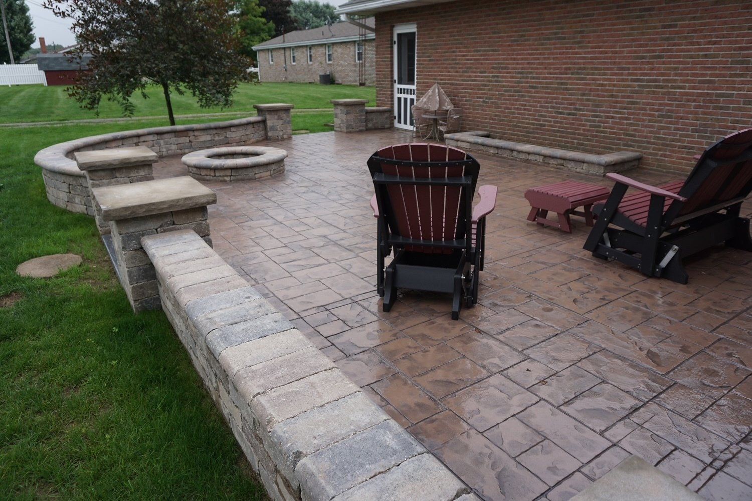 Stamped concrete