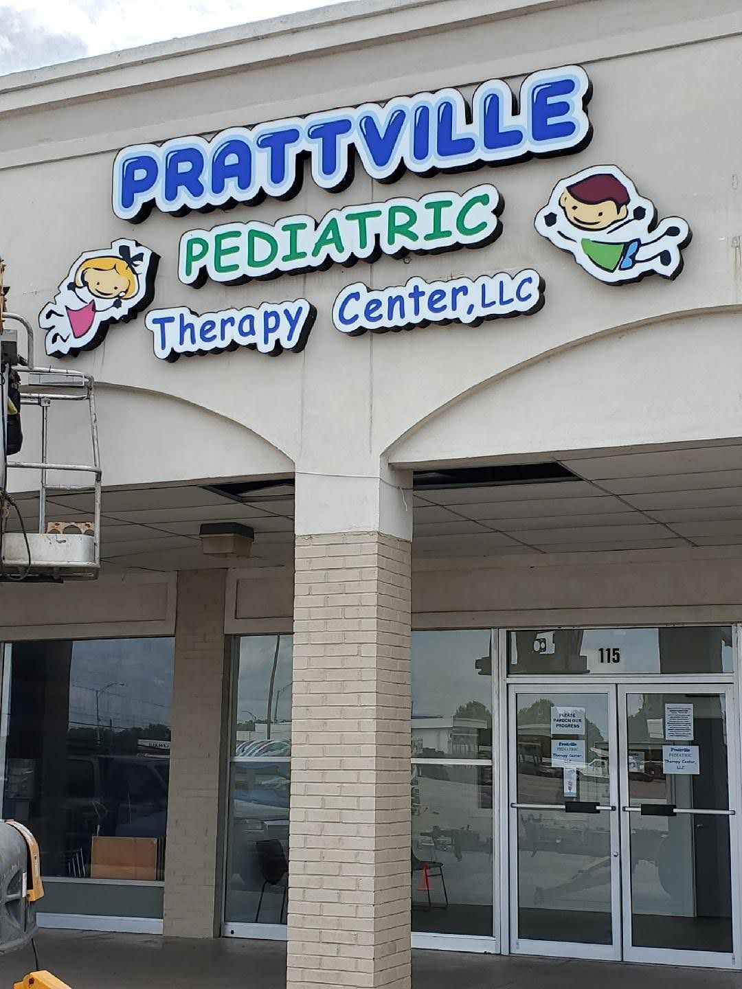 A sign for prattville pediatric therapy center