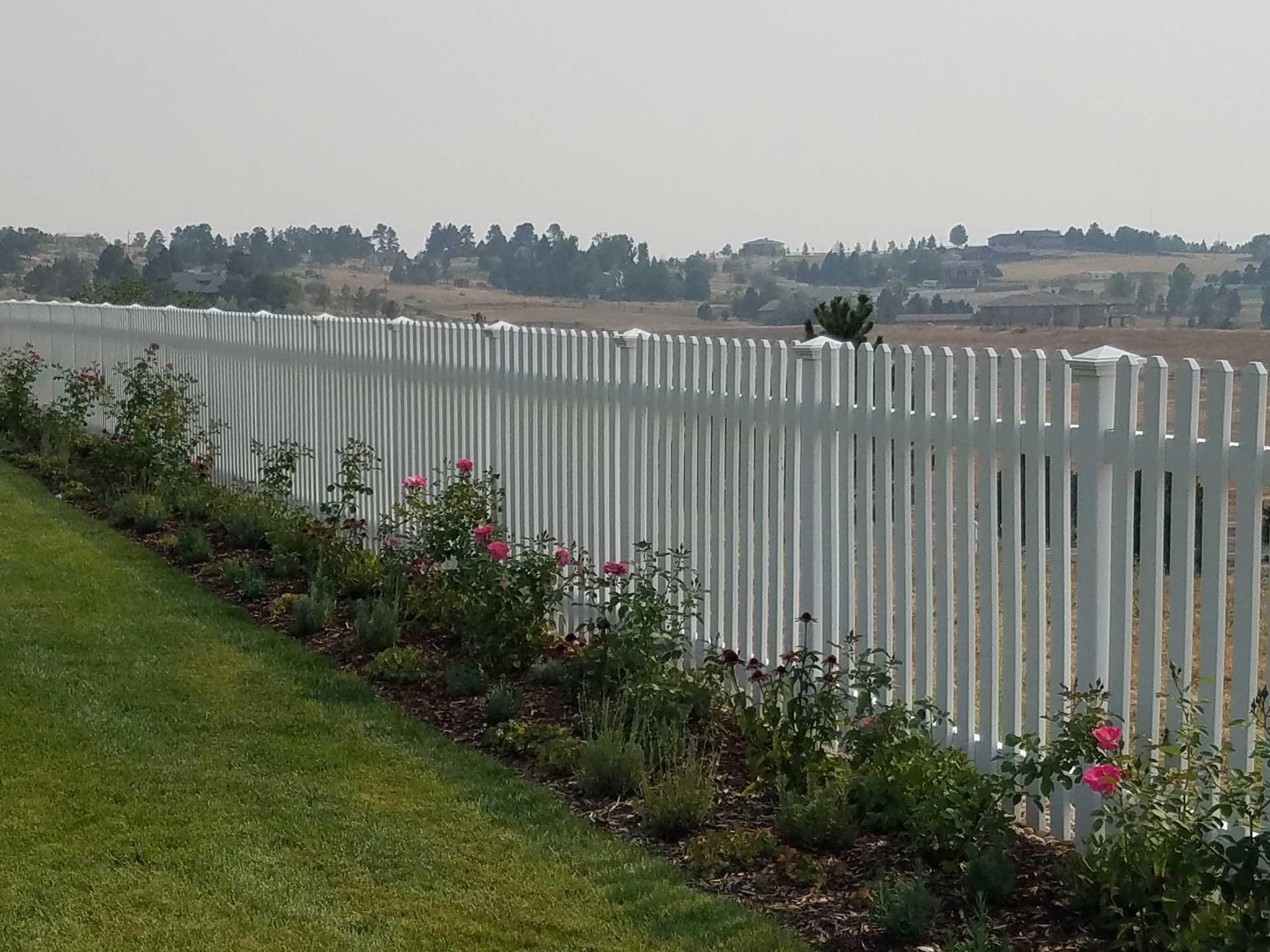 White Wooden Fence — Elizabeth, CO — Estate Fence Supply