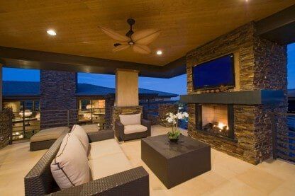 Decorative fireplace design - Fireplace in Lake George, NY