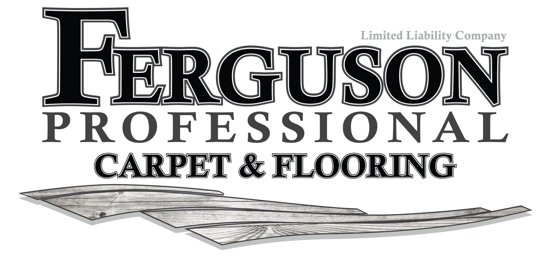 Logo for Ferguson Professional Carpet & Flooring. Text includes "Ferguson," "Professional," and "Carpet & Flooring".