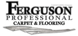 Logo for Ferguson Professional Carpet & Flooring. Text includes "Ferguson," "Professional," and "Carpet & Flooring".