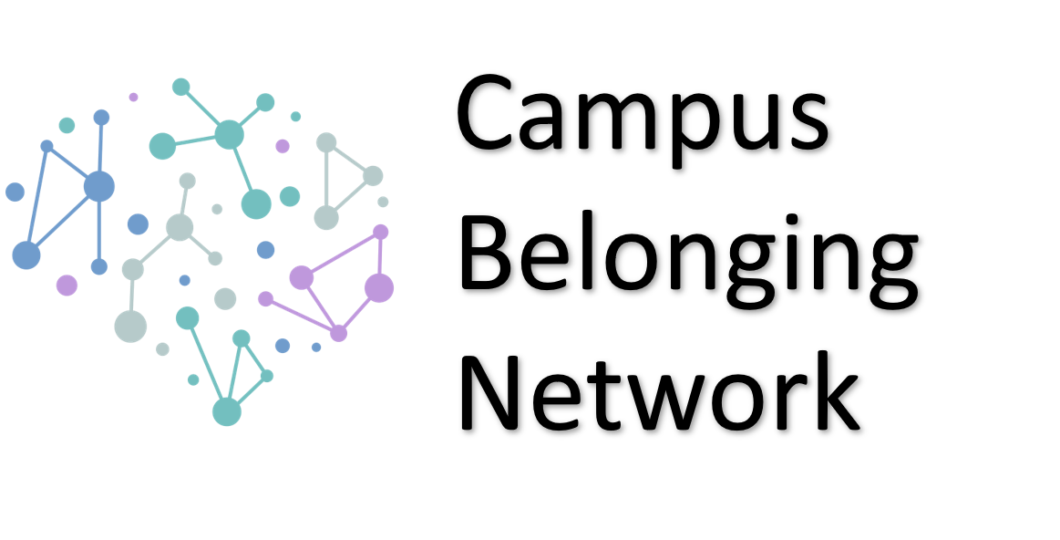 A logo for the campus belonging network with a brain and dots.