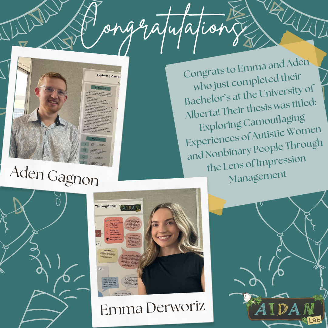 Congratulations to aden gagnon and emma derworiz