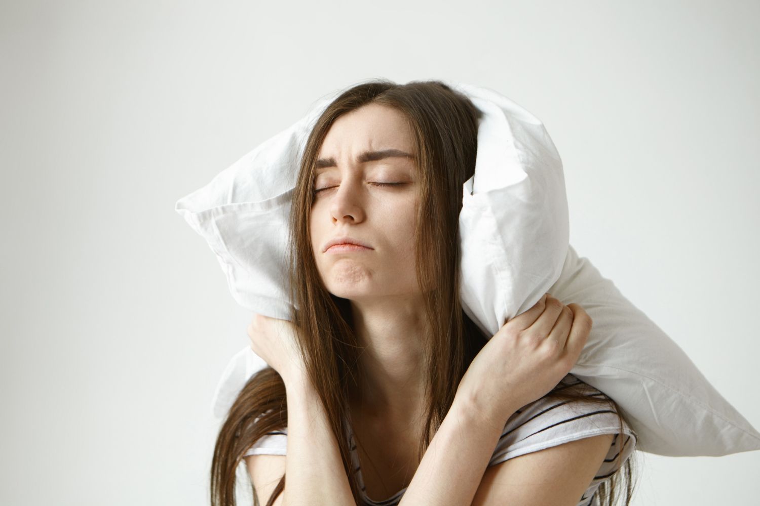 woman with insomia