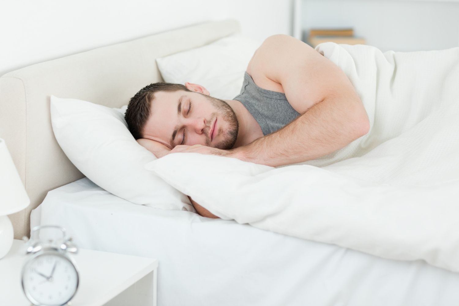 man sleeping