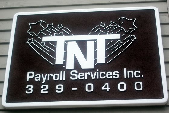 TNT Payroll Services sign