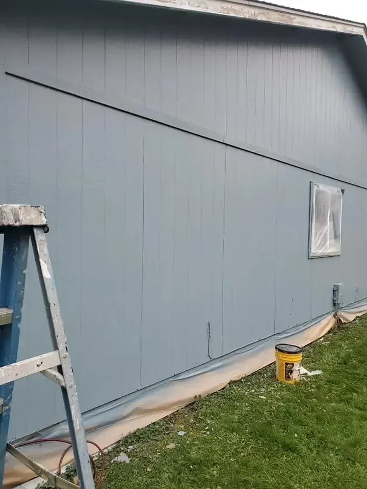 House exterior after painting service