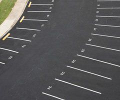 asphalt parking lots