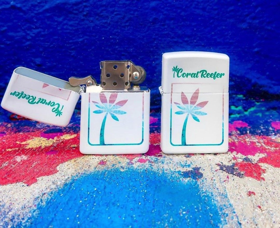 A white mug with a man and mountains on it