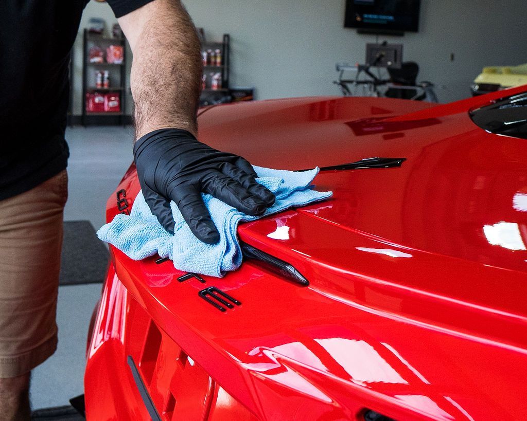 Wiping Chevrolet Corvette