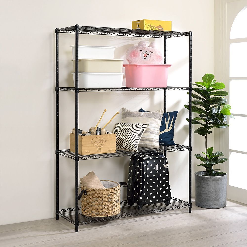 AAA 輕型四層烤漆波浪架 120x45x180cm - 2色可選