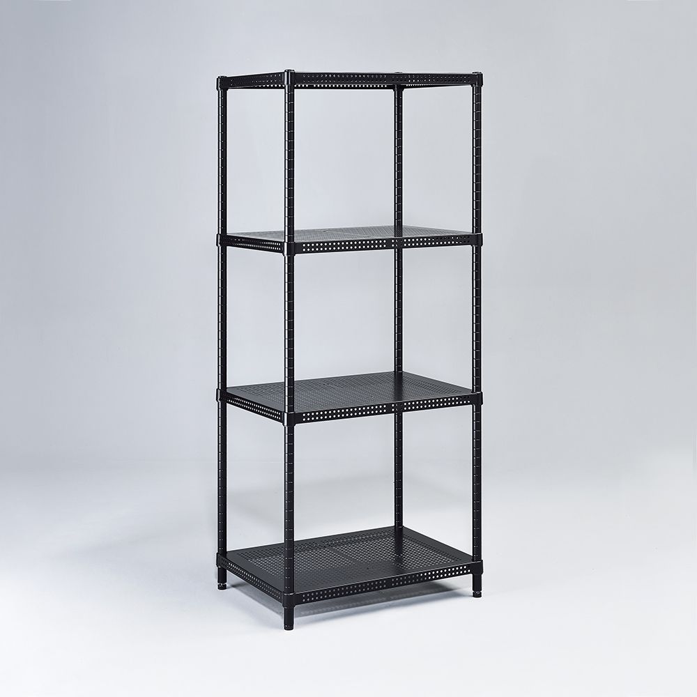 AAA 耐重沖孔式四層烤漆置物架 60x45x150cm - 2色可選