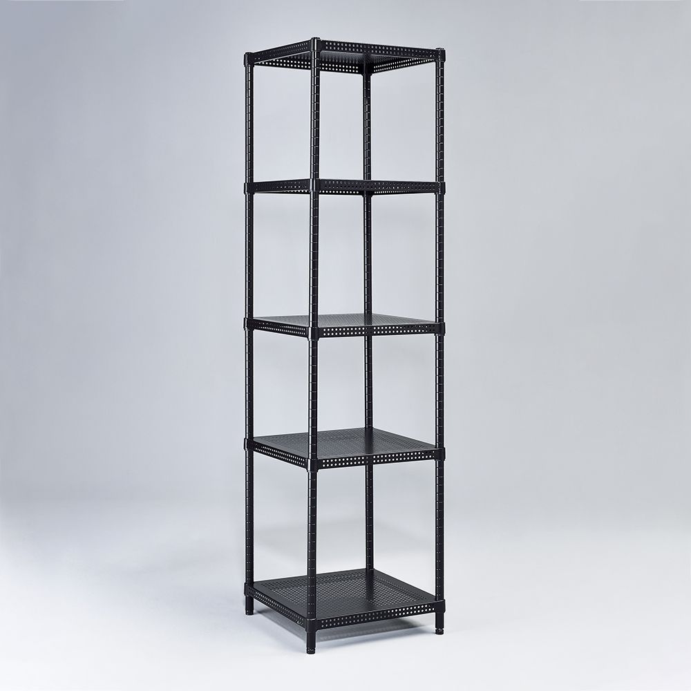 AAA 耐重沖孔式五層烤漆置物架 60x45x180cm - 2色可選
