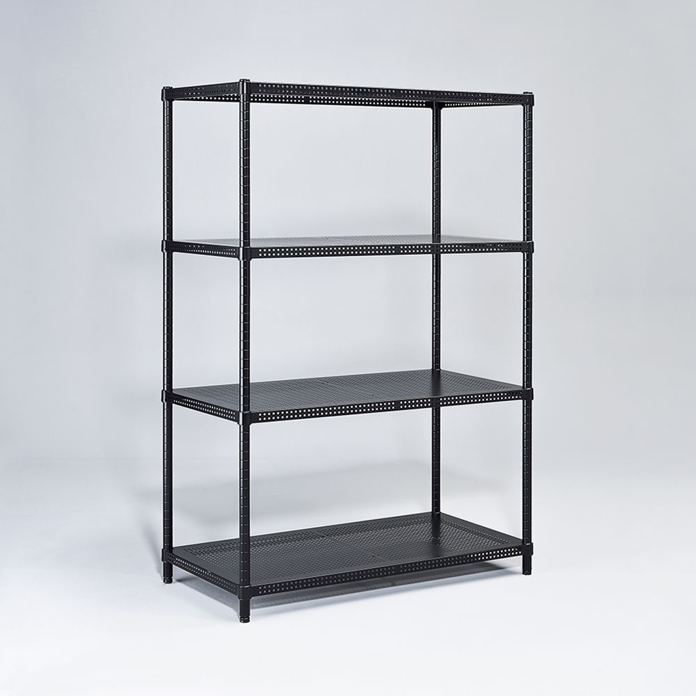 AAA 耐重沖孔式四層烤漆置物架 90x45x150cm - 2色可選